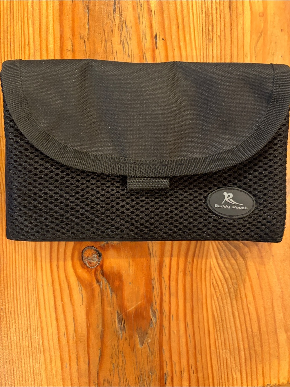 Buddy Pouch Black Mesh Travel  Bag
